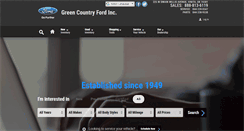 Desktop Screenshot of green-country-ford.com